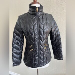 Via Spiga Packable Down Feather Puffer Jacket